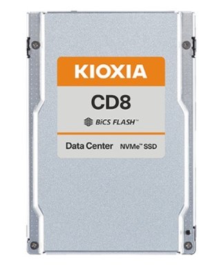 Kioxia Dysk SSD CD8-V 3200GB U.2 NVMe Gen.4 1x4 DWPD 3 3D TLC BiCS Flash Data Center NVMe non-SED SIE PLP