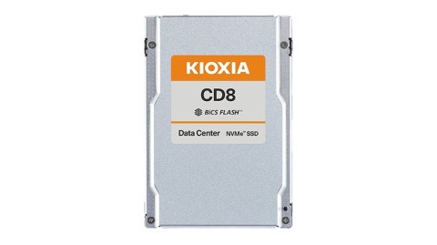 Kioxia Dysk SSD CD8-V 6400GB U.2 NVMe Gen.4 1x4 DWPD 3 3D TLC BiCS Flash Data Center NVMe non-SED SIE PLP