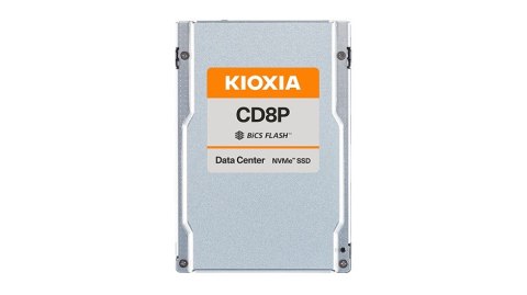 Kioxia Dysk SSD CD8P-R 1920GB U.2 NVMe Gen.5 1x4 DWPD 1 3D TLC BiCS Flash Data Center NVMe non-SED SIE PLP