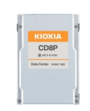 Kioxia Dysk SSD CD8P-V 12800GB U.2 NVMe Gen.5 1x4 DWPD 3 3D TLC BiCS Flash Data Center NVMe non-SED SIE PLP