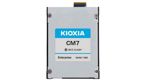 Kioxia Dysk SSD CM7-R 7680GB E3.S NVMe Gen.5 1x4 2x2 DWPD 1 3D TLC BiCS Flash Enterprise NVMe non-SED SIE PLP