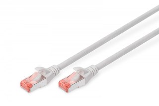 Digitus Patch cord S/FTP kat.6 LS0H 0,5m szary