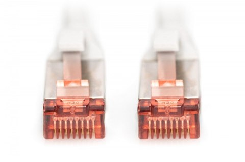 Digitus Patch cord S/FTP kat.6 LS0H 0,5m szary