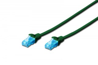 Digitus Patch cord U/UTP kat.5e PVC 5m zielony