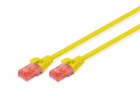 Digitus Patch cord U/UTP kat.6 PVC 2m żółty