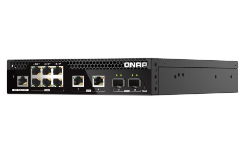 QNAP Przełącznik QSW-M2106R-2S2T 2 x 10GbE SFP+ 6 x 2.5GbE RJ45