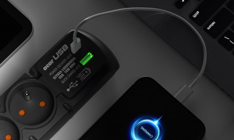 Acar Listwa zasilająca ACAR F4 USB A+C 1.5m 4X PD3.0