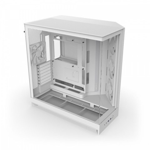 NZXT Obudowa H9 FLOW RGB Midi tower z oknem biała