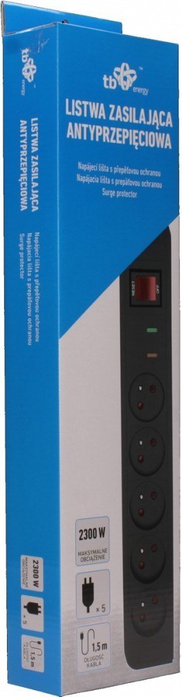 TB Energy Listwa antyprzepięciowa x5,1.5m