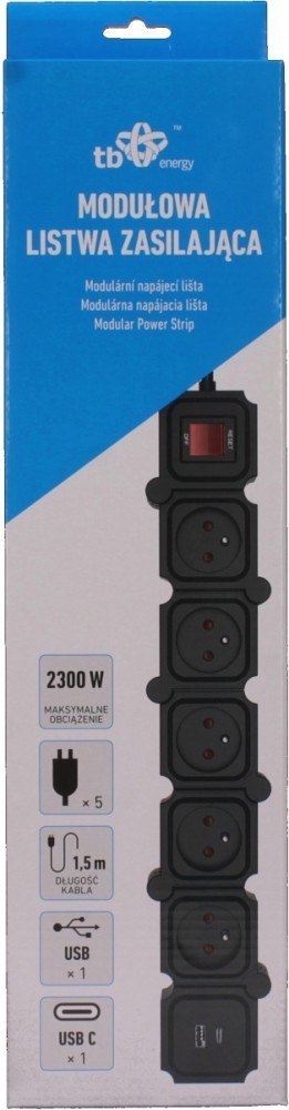 TB Energy Listwa modułowa zasilająca 1.5m