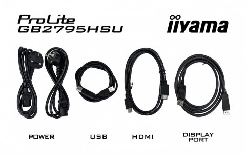 IIYAMA Monitor 27 cali GB2795HSU-B1 0.2ms, VA, DP, HDMI, 280Hz
