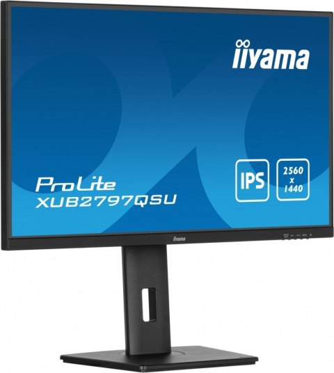 IIYAMA Monitor 27 cali XUB2797QSN-B2 IPS,QHD,USB-C Dock,HDMI /5y/