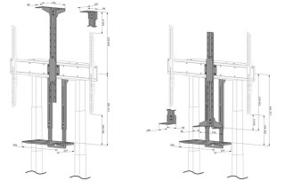 Neomounts Uchwyt na wideobar i zestaw multimedialny AFL-875BL1