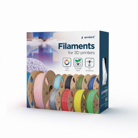 Gembird Filament drukarki 3D PLA/1.75mm/czerwony