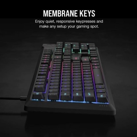Corsair Klawiatura K55 Core RGB Czarna