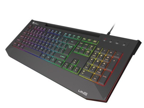 Genesis Klawiatura Genesis Lith 400 podświetlenie RGB X-Scissor