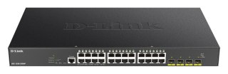 D-Link Przełącznik DGS-1250-28XMP 24GE PoE+ 4SFP+