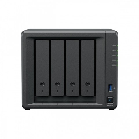 Synology Serwer NAS DP340 AMD R1600 16GB 4x8TB 2x400G 3Y