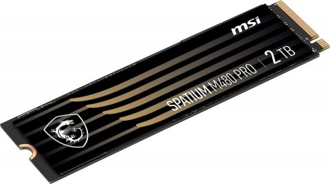 MSI Dysk SSD SPATIUM M480 PRO 2TB M.2 PCIe4 7400/7000MB/s