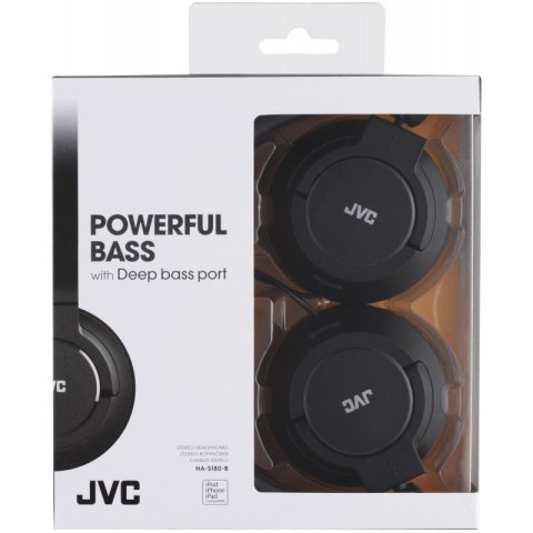 JVC Słuchawki HA-S180 Czarne