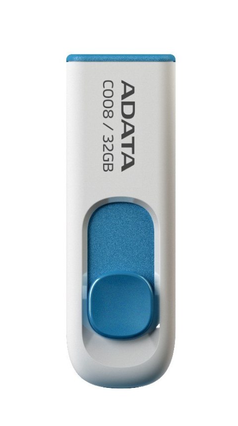 Adata Pendrive DashDrive Classic C008 32GB USB2.0 biało- niebieskie