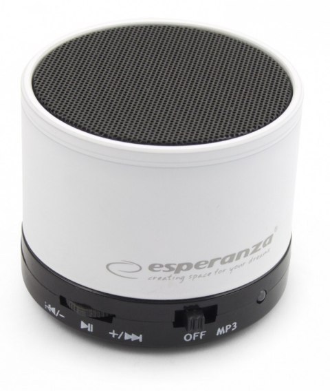 Esperanza Głośnik bluetooth RITMO Biały EP115W