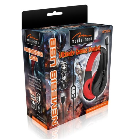 Media-Tech Słuchawki USB NEMESIS MT3574