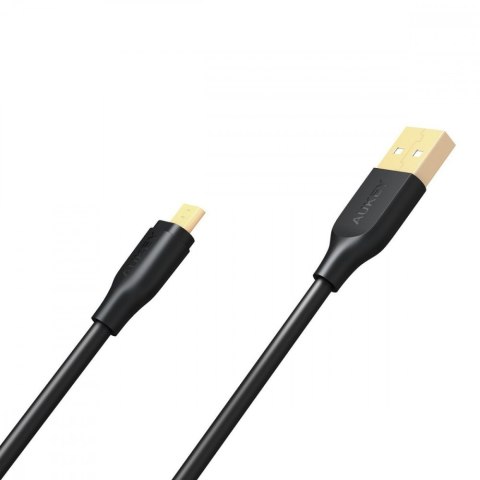 AUKEY CB-MD1 kabel micro USB - USB-A 1m 480 Mbps Quick Charge czarny