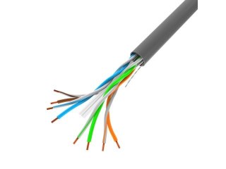 Lanberg Kabel LAN UTP 1Gb/s 305m drut cca szary