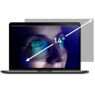 Qoltec Filtr prywatyzujący RODO | 14 cale | 16:9