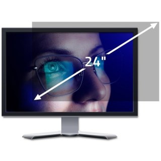 Qoltec Filtr prywatyzujący Rodo | 24 cale | 16:10 | Czarny