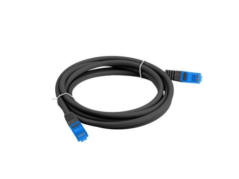 Lanberg Patchcord kat.6a S/FTP CCA 15.0m Czarny