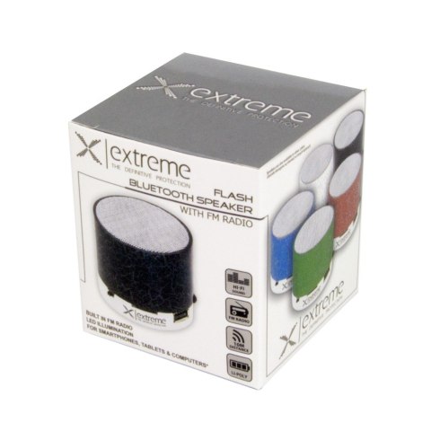 Esperanza Głośnik bluetooth FM Flash czarny