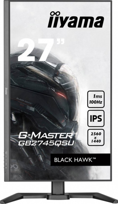 IIYAMA Monitor 27 cali GB2745QSU-B2,IPS,QHD,100Hz,1ms,2xUSB,300cd