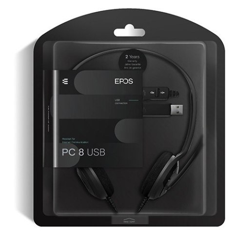 EPOS Słuchawka stereo PC 8 USB do komputera z pilotem