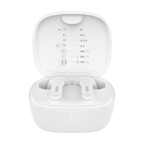 Belkin Słuchawki Soundform Motion TWS białe