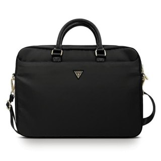 GUESS Torba do notebooka 16 cali GUCB15NTMLBK logo czarna