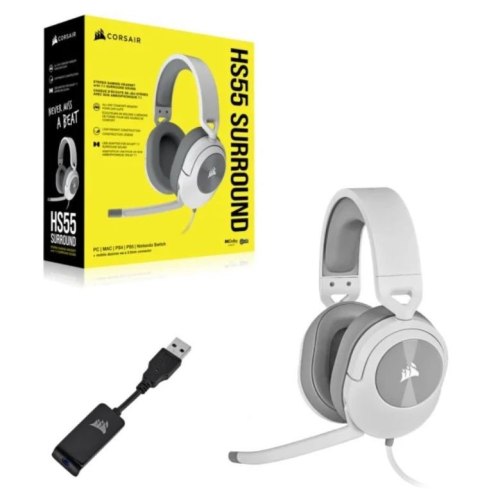 Corsair Słuchawki HS55 Surround białe