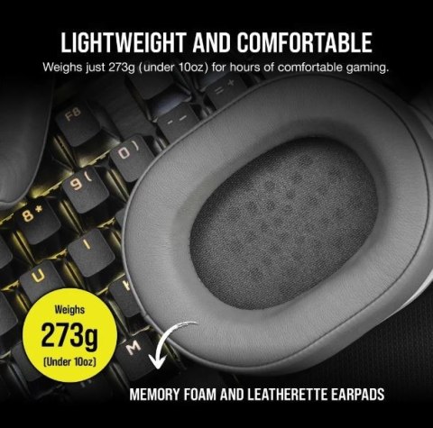 Corsair Słuchawki HS55 Surround białe