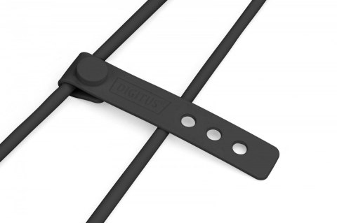 Digitus Kabel połączeniowy silikonowy USB-C - Lightning, USB 2.0 60W, certyfikat MFI, 1m Czarny