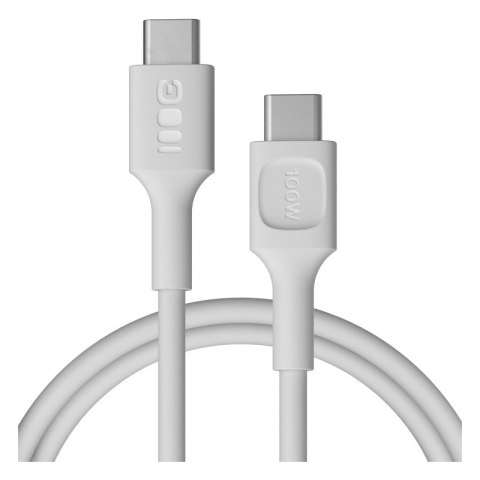 Green Cell Kabel USB-C-USB-C PowerFlex 100W silikonowy 2m biały