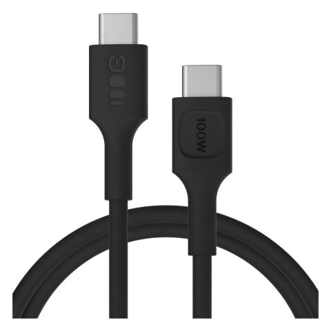 Green Cell Kabel USB-C-USB-C PowerStream 100W oplot 0.3m czarny