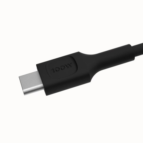 Green Cell Kabel USB-C-USB-C PowerStream 100W oplot 0.3m czarny