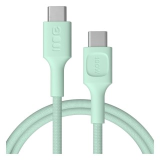 Green Cell Kabel USB-C-USB-C PowerStream 100W oplot 0.3m zielony