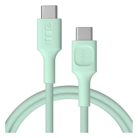 Green Cell Kabel USB-C-USB-C PowerStream 100W oplot 2m zielony