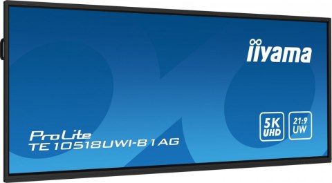 IIYAMA Monitor wielkoformatowy 104.6 cala TE10518UWI-B1AG INFRARED,40pkt,VA,21:9(5K),8xUSB, 8xMIC,2x16W+Subwoofer(16W),Android 13,WiFi,