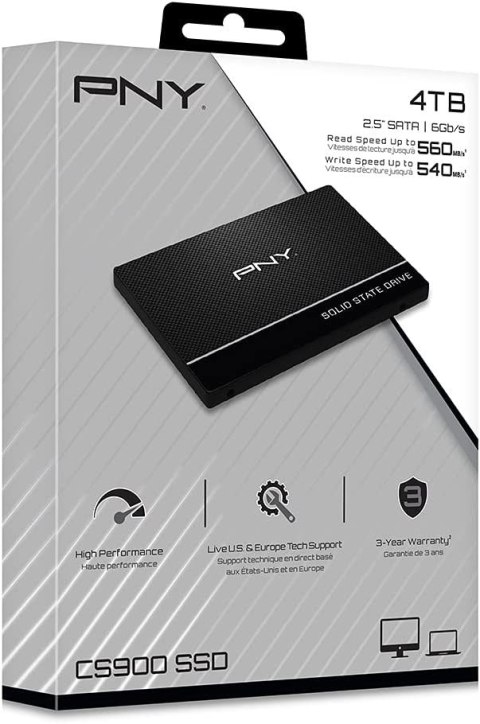 PNY Dysk SSD 4TB 2,5 SATA3 SSD7CS900-4TB-RB