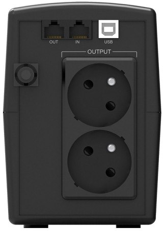 PowerWalker Zasilacz awaryjny line-interactive 800VA STL FR 2x PL 230V, USB, RJ11/45 In/Out