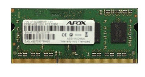 AFOX Pamięć SO-DIMM DDR3 8GB 1333Mhz LV 1,35V