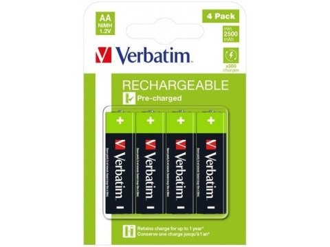 Verbatim Akumulator AA 2500mAh (4szt blister)